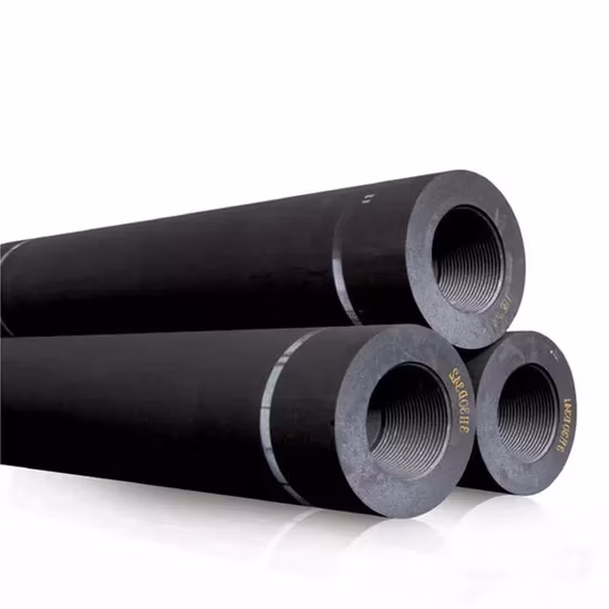 Graphitprodukt 5 % Rabatt auf Graphitelektroden des besten Herstellers RP HP UHP für Stahlerzeugungs-Lichtbogenöfen